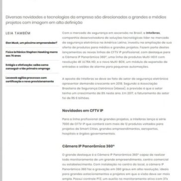 Intelbras apresenta novos produtos da linha de CFTV Multi-HD – IT Fórum 365