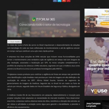 Intelbras lança soluções de vigilância veicular em tempo real – IT Forum 365 – VIP CEO