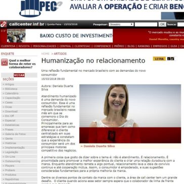 Humanização no relacionamento – Call Center