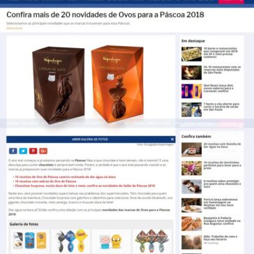 Confira mais de 20 novidades de Ovos para a Páscoa 2018 – Guia da Semana