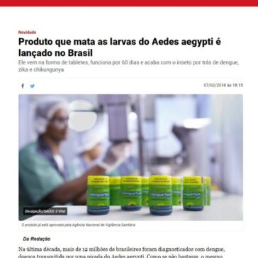 Produto que mata as larvas do Aedes aegypti é lançado no Brasil – Agora RN
