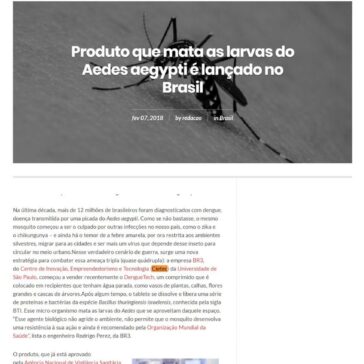 Produto que mata as larvas do Aedes aegypti é lançado no Brasil – Jornal do Tocantins