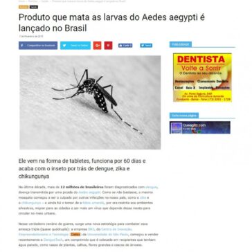 Produto que mata as larvas do Aedes aegypti é lançado no Brasil – Que Agito