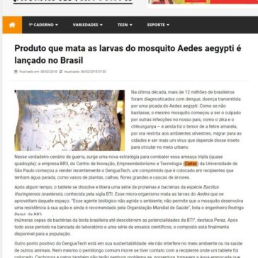 Produto que mata as larvas do mosquito Aedes aegypti é lançado no Brasil – Tribuna de Ituverava