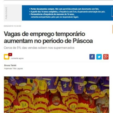 Vagas de emprego temporário aumentam no período de Páscoa – Hoje Mais