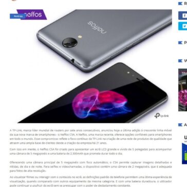 TP-Link anuncia smartphone low cost Neffos C5A – WINTECH