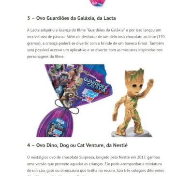 Ovo de Páscoa 2018 Infantil: veja 20 novidades para crianças – Casa e Festa