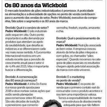 Os 80 anos da Wickbold – Destak DF