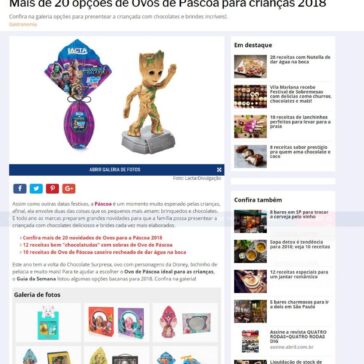 Mais de 20 opções de Ovos de Páscoa para crianças 2018 – Guia da Semana