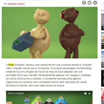 Tortuguita volta a ficar sem cabeça na Páscoa Arcor, mas dessa vez em 3D – Adnews