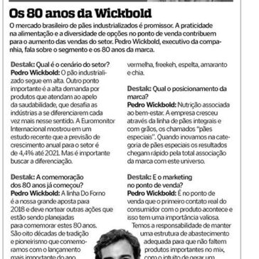 Os 80 anos da Wickbold – Destak Recife