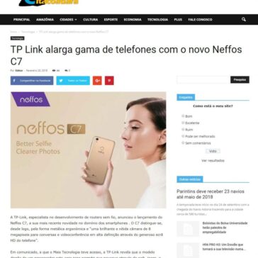 TP Link alarga gama de telefones com o novo Neffos C7 – Canal Itacoatiara