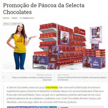 Promoção de Páscoa da Selecta Chocolates – Food News Latam