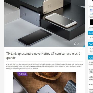 TP-Link apresenta o novo Neffos C7 com câmara e ecrã grande – Teche net