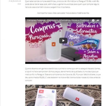 Compras Paraguai – Eletrônicos e Informática, Doces e Sobre Puerto Iguazú na Argentina – Quase Que Tudo