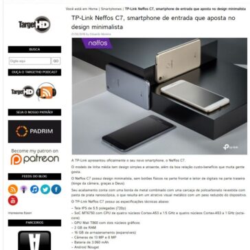 TP-Link Neffos C7, smartphone de entrada que aposta no design minimalista – Target HD