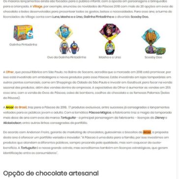 Expectativa positiva de vendas na Páscoa – Believe News