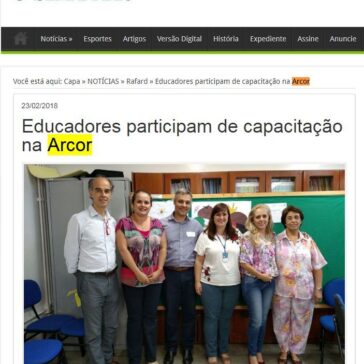 Educadores participam de capacitação na Arcor – Jornal O Semanário Regional