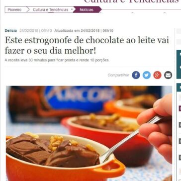 Este estrogonofe de chocolate ao leite vai fazer o seu dia melhor! – Pioneiro (On-line)