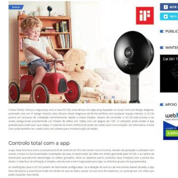 Kasa Cam KC120 é anunciada pela TP-Link – WINTECH