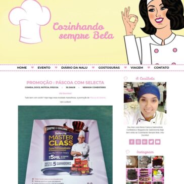 PROMOÇÃO : PÁSCOA COM SELECTA – Cozinhando sempre Bela