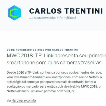 MWC 2018: TP-Link apresenta seu primeiro smartphone com duas câmeras traseiras – Carlos Trentini