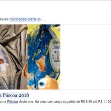 Pascoa Lucrativa 2018 Facebook