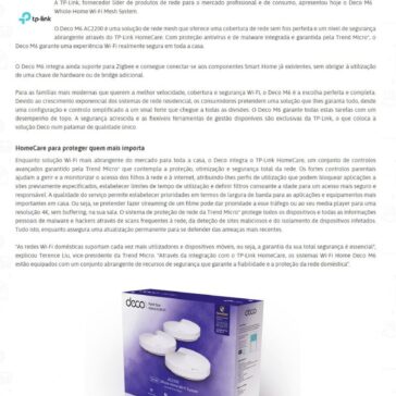TP-Link lança o Deco M6 AC2200 – PC Gaming