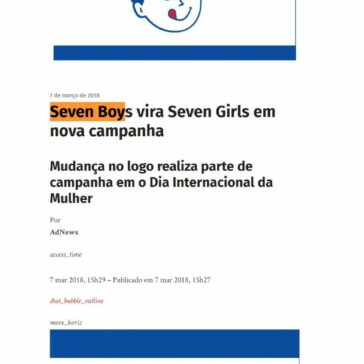 Seven Boys vira Seven Girls em nova campanha – Mulher de 30