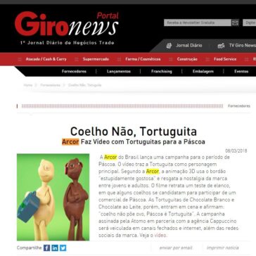 Coelho Não, Tortuguita – Giro News