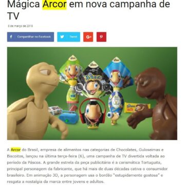 Tortuguita é a estrela da Páscoa Mágica Arcor em nova campanha de TV – Grandes Nomes da Propaganda