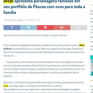 Arcor apresenta personagens famosos em seu portfólio de Páscoa com ovos para toda a família