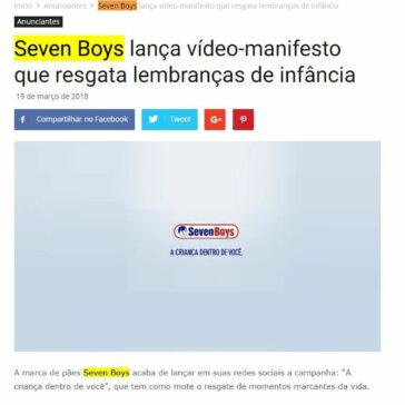 Seven Boys lança vídeo-manifesto que resgata lembranças de infância – Grandes Nomes da Propaganda