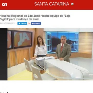 Hospital Regional de São José recebe equipe do ‘Seja Digital’ para mudança de sinal – G1 Santa Catarina