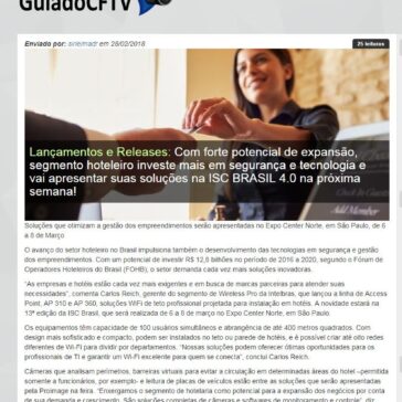Com forte potencial de expansão, segmento hoteleiro investe mais em segurança e tecnologia e vai apresentar suas soluções na ISC BRASIL 4.0 na próxima seman – Guia do CFTV