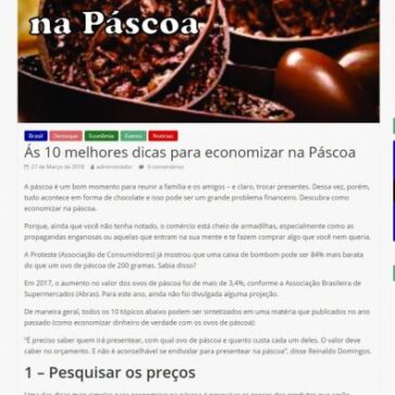 Economizar na Páscoa: as 10 melhores dicas – Sentido Horário