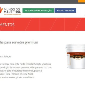 Specialitá: linha para sorvetes premium – Mundo do Marketing
