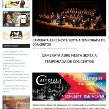 CAMERATA ABRE NESTA SEXTA A TEMPORADA DE CONCERTOS – Jornal Folha de Santa Catarina