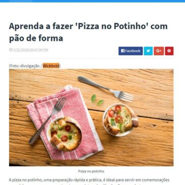 Aprenda a fazer ‘Pizza no Potinho’ com pão de forma – Portal Telenotícias