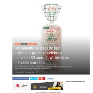 Lançamento de pães do tipo artesanais premium celebra o marco de 80 anos da Wickbold no mercado brasileiro – Abc da Comunicação