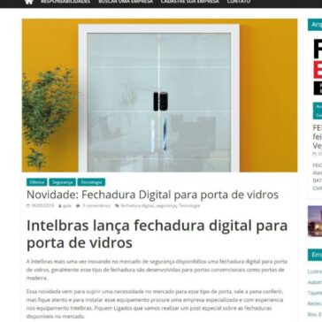 Novidade: Fechadura Digital para porta de vidros – Guia Casa e Decoração