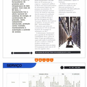 Guia de produtos para infraestrutura de data centers – RTI