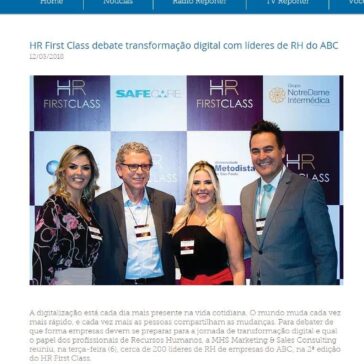 HR First Class debate transformação digital com líderes de RH do ABC – Jornal ABC Repórter