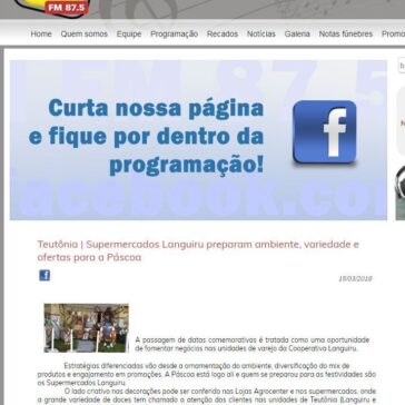 Teutônia | Supermercados Languiru preparam ambiente, variedade e ofertas para a Páscoa – Rádio Tirol