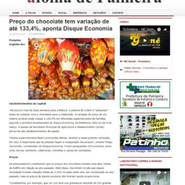 Preço do chocolate tem variação de até 133,4%, aponta Disque Economia – A Folha Online