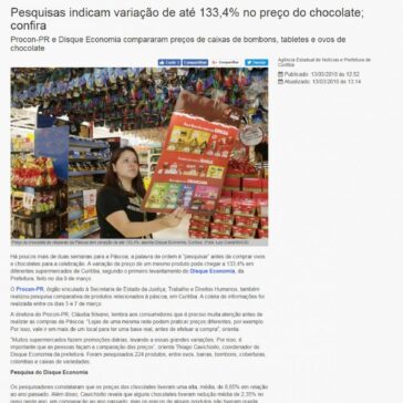 Pesquisas indicam variação de até 133,4% no preço do chocolate; confira – Ric