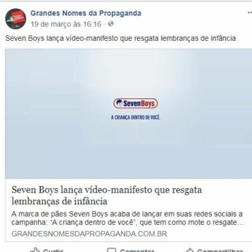 Seven Boys lança vídeo-manifesto que resgata lembranças de infância – Grandes Nomes da Propaganda