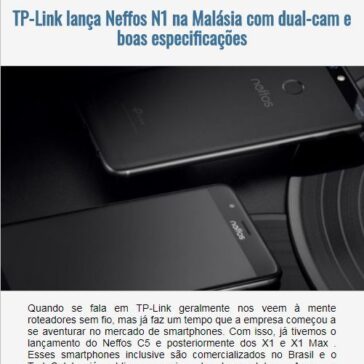 TP-Link lança Neffos N1 na Malásia com dual-cam e boas especificações – Eexpo News