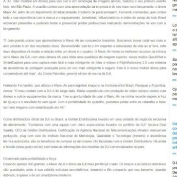 DJI chega a São Paulo e apresenta o drone Mavic Air – SEGS