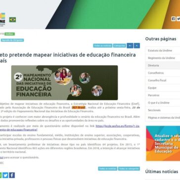 Projeto pretende mapear iniciativas de educação financeira no país – Undime